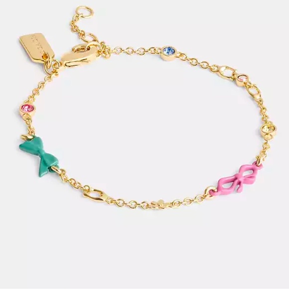 Coach Mini Bow Linear Bracelet NWT! - Picture 2 of 3